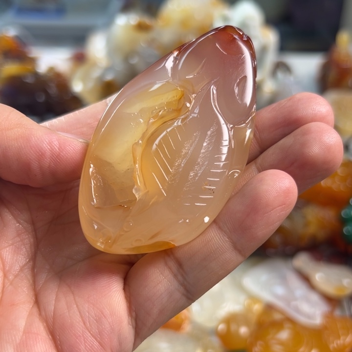 玛瑙/玉髓吊坠(不含链)未镶嵌