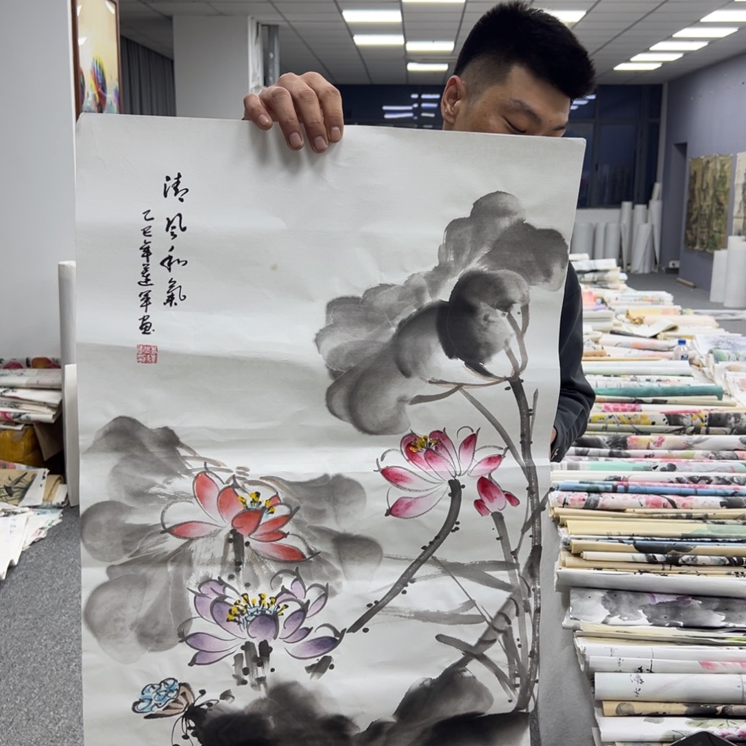 国画纯手绘字画宣纸