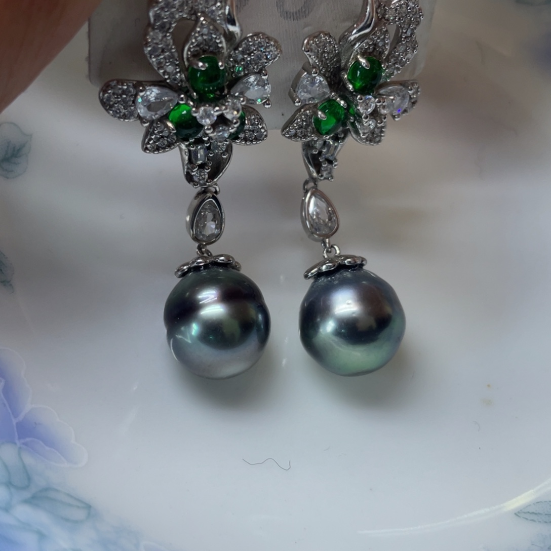 耳饰未镶嵌海水珍珠