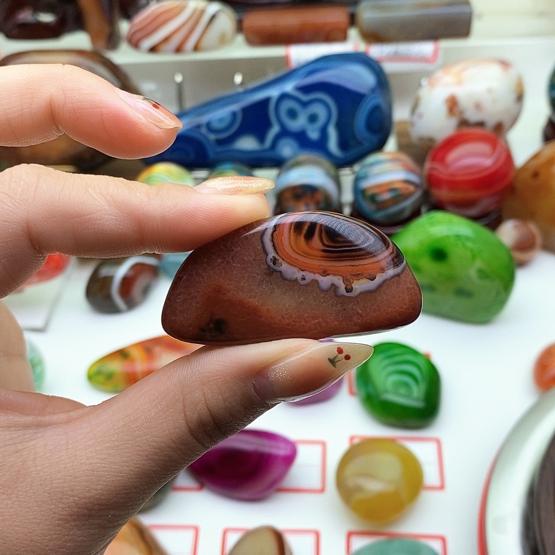 玛瑙/玉髓未镶嵌颈饰