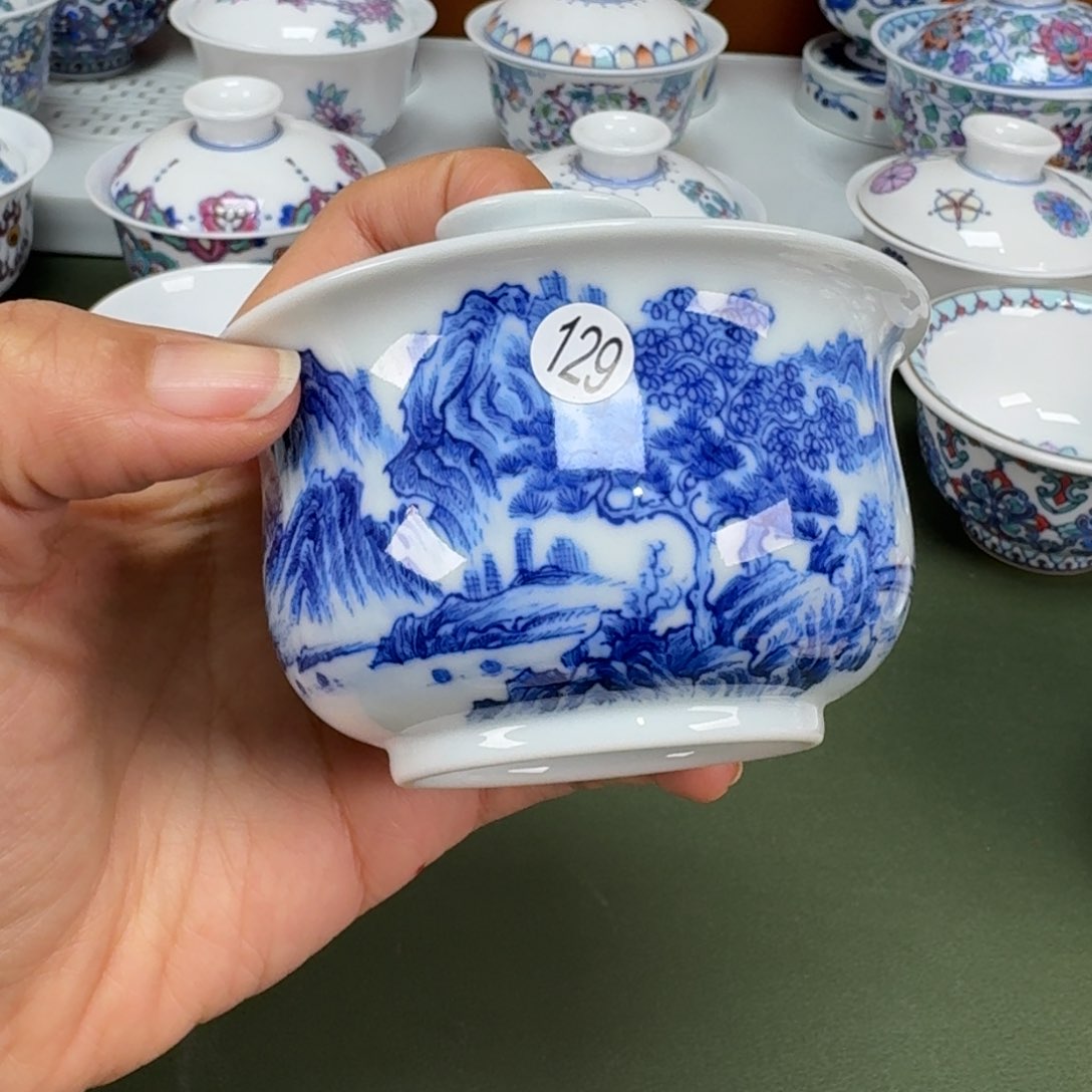 沙沙手工手绘茶具129