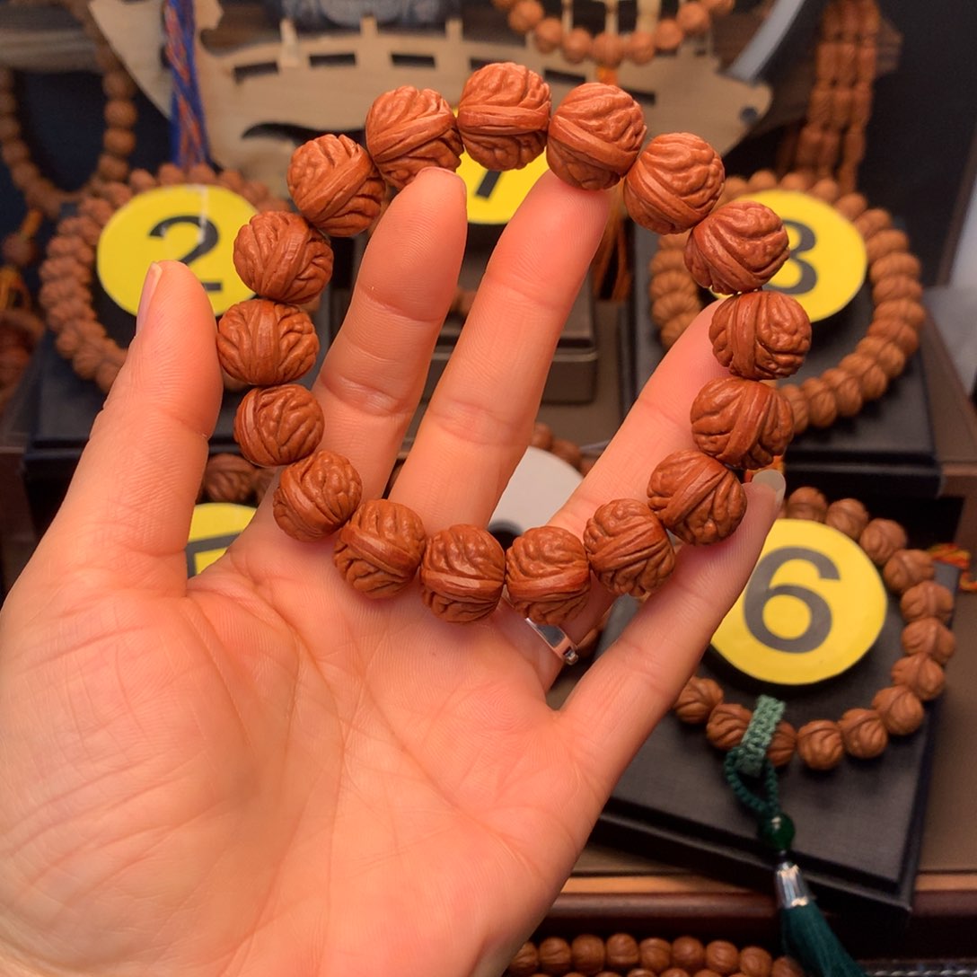 桃核手串荔枝新品16