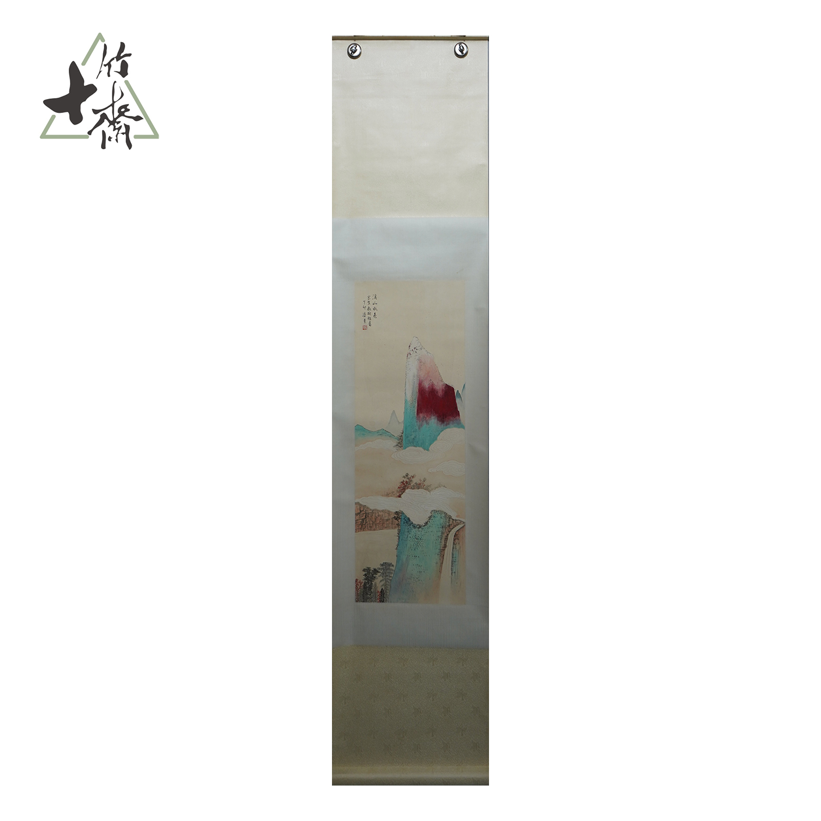 B098 溪山秋色 潘素 89*32(2.56) 纸本立轴 FL