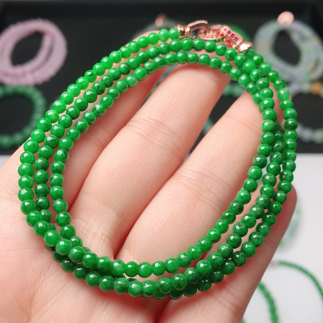 翡翠未镶嵌手链翡翠