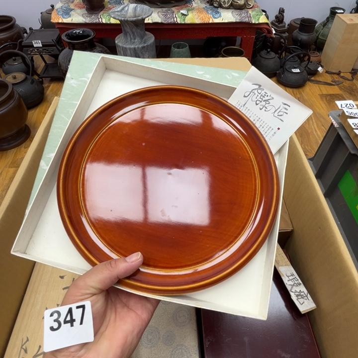 瓷片呀工艺品摆件瓷器摆件正能量 