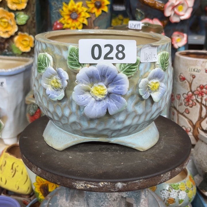 紫砂花盆粗陶材质多肉花盆