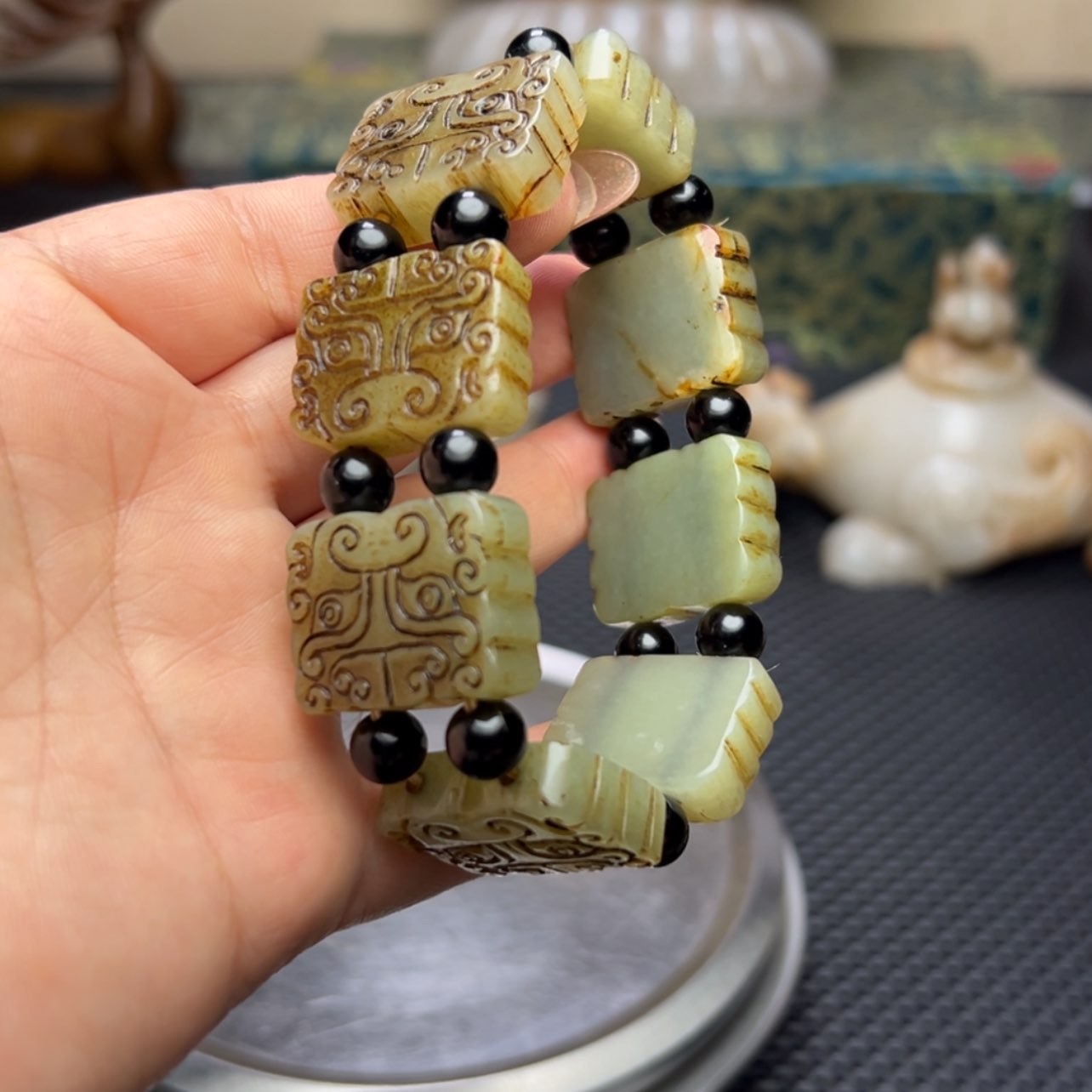 【闪购商品】和田玉未镶嵌挂件广**山