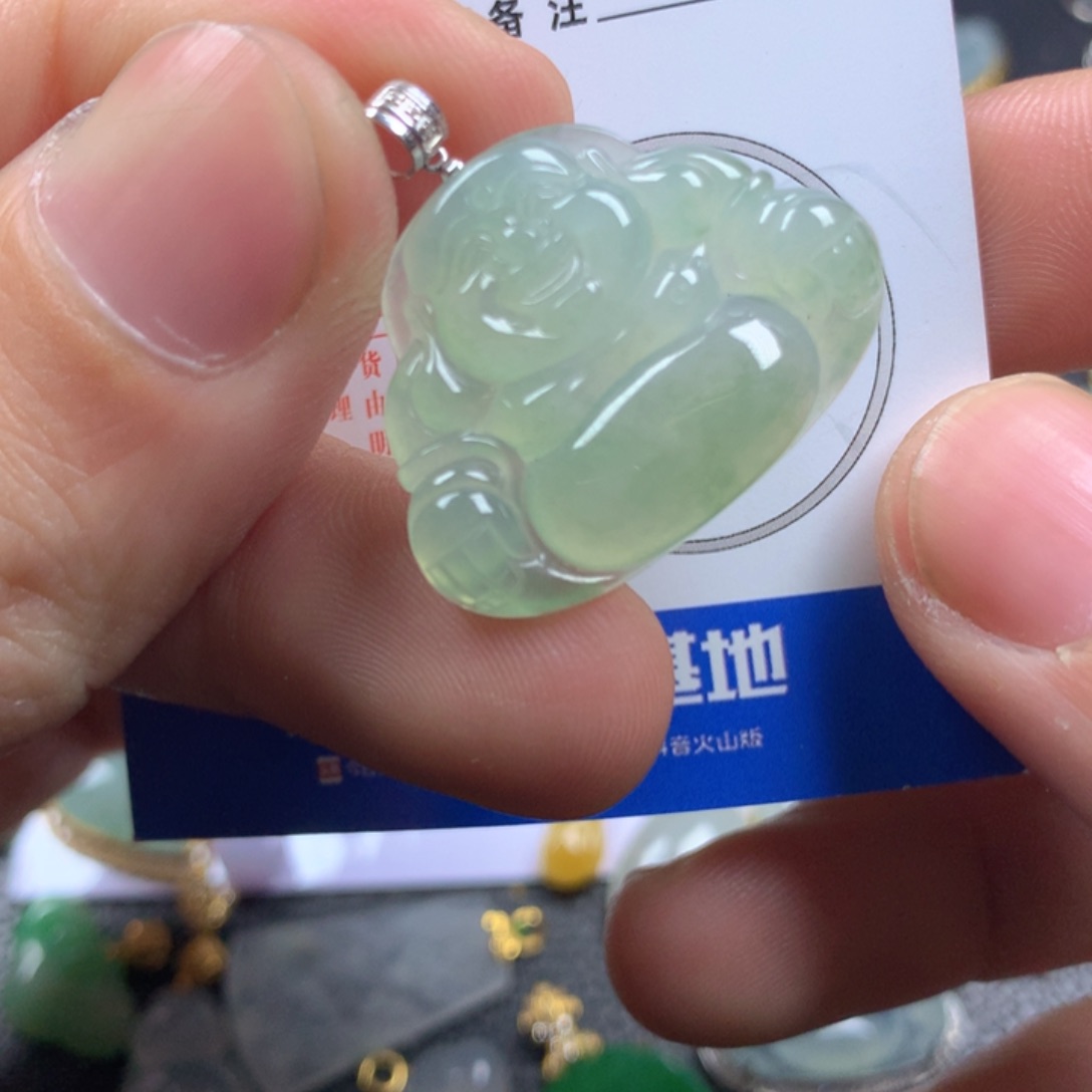 【闪购商品】翡翠颈饰18K金镶嵌翡翠