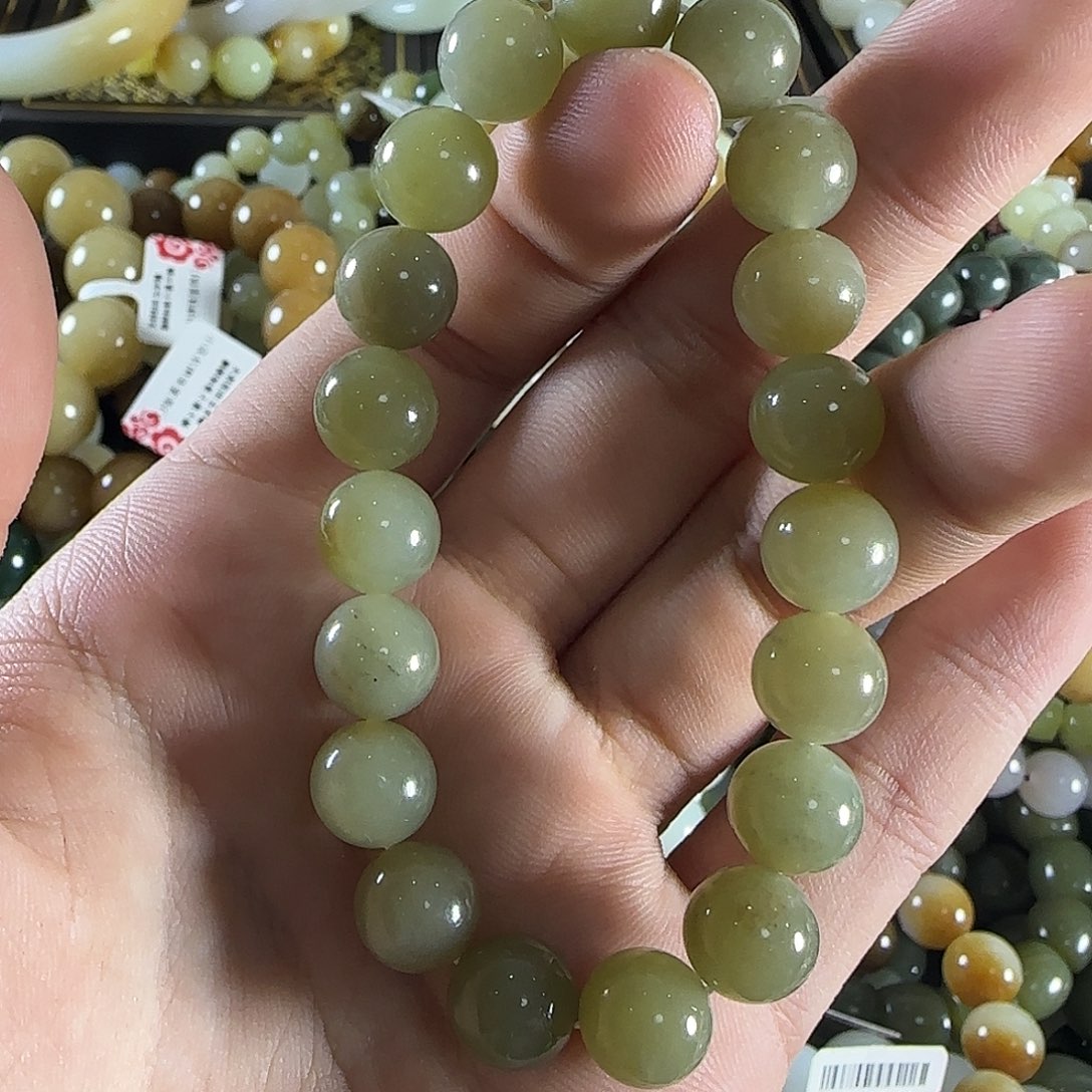 和田玉手链未镶嵌6