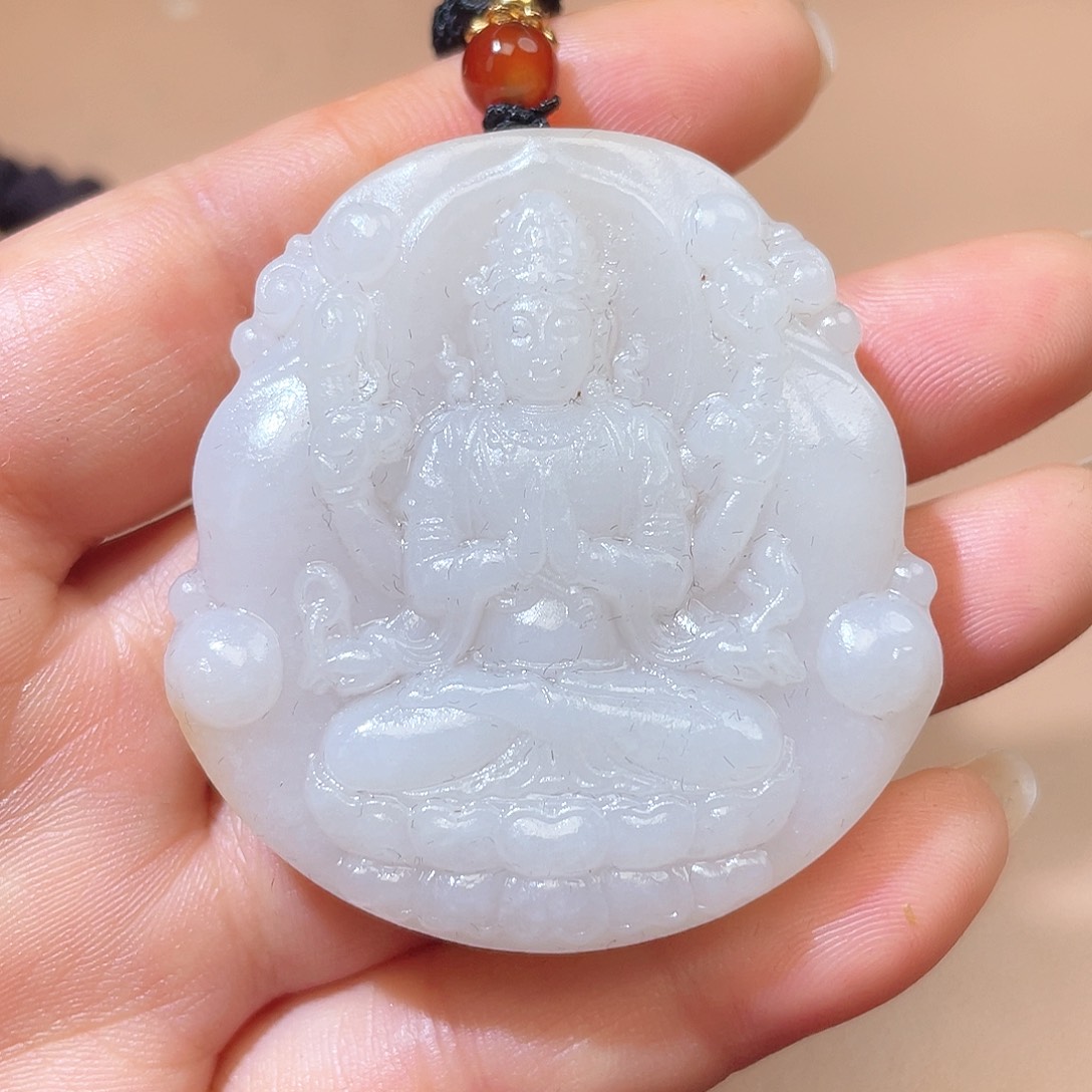 和田玉颈饰未镶嵌A7 