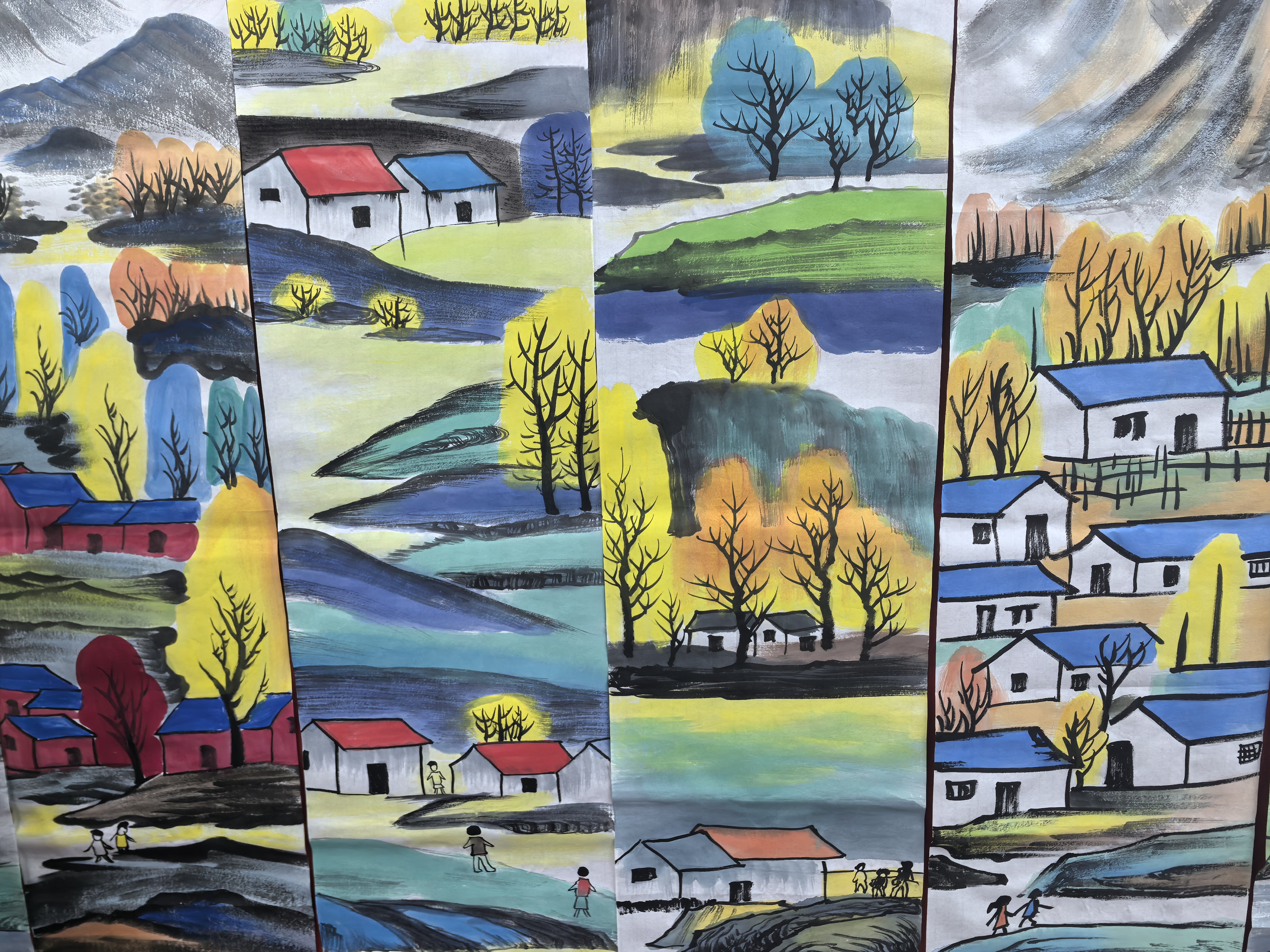 【马李】精品十二条屏装饰画通用链接