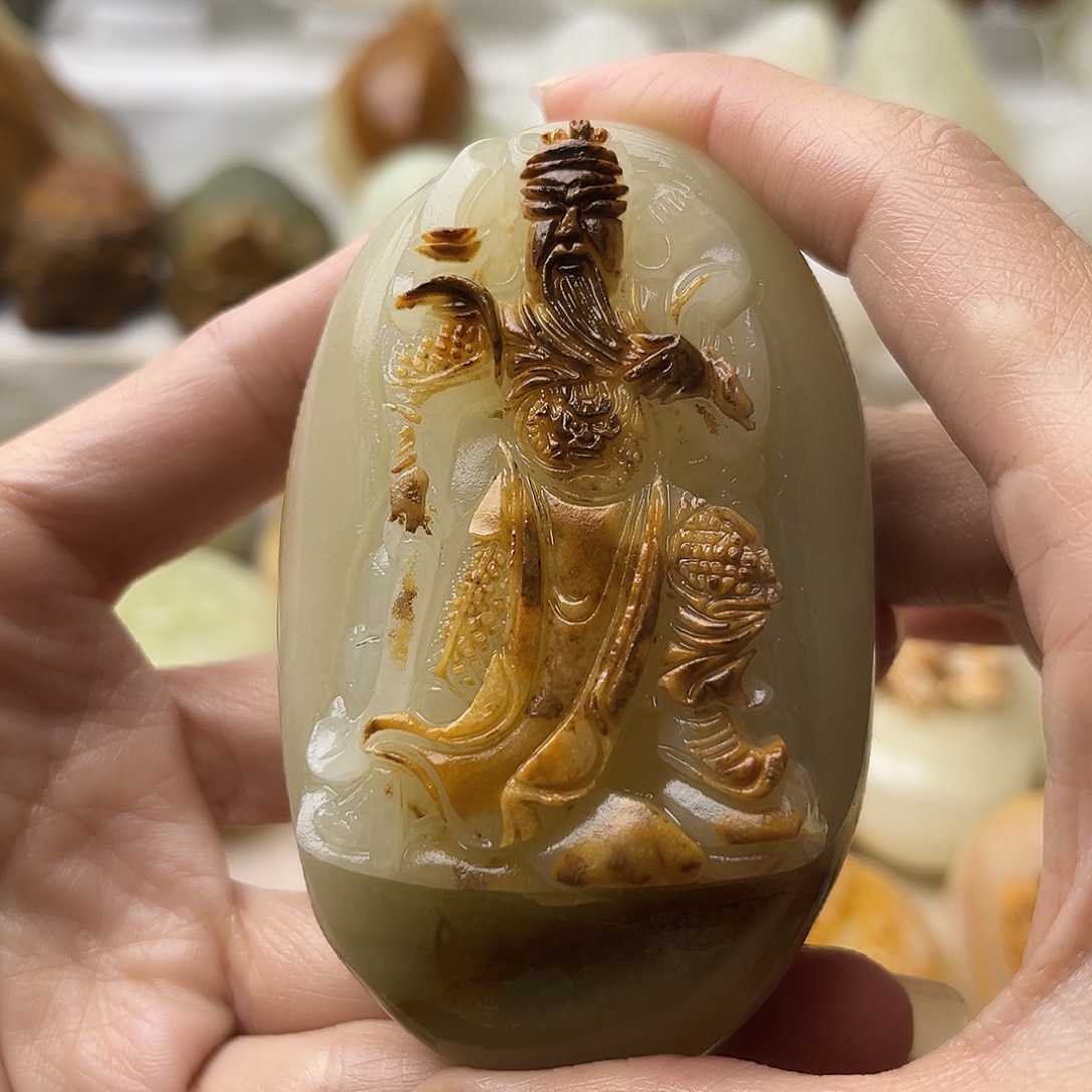 石材古青石不退换关公