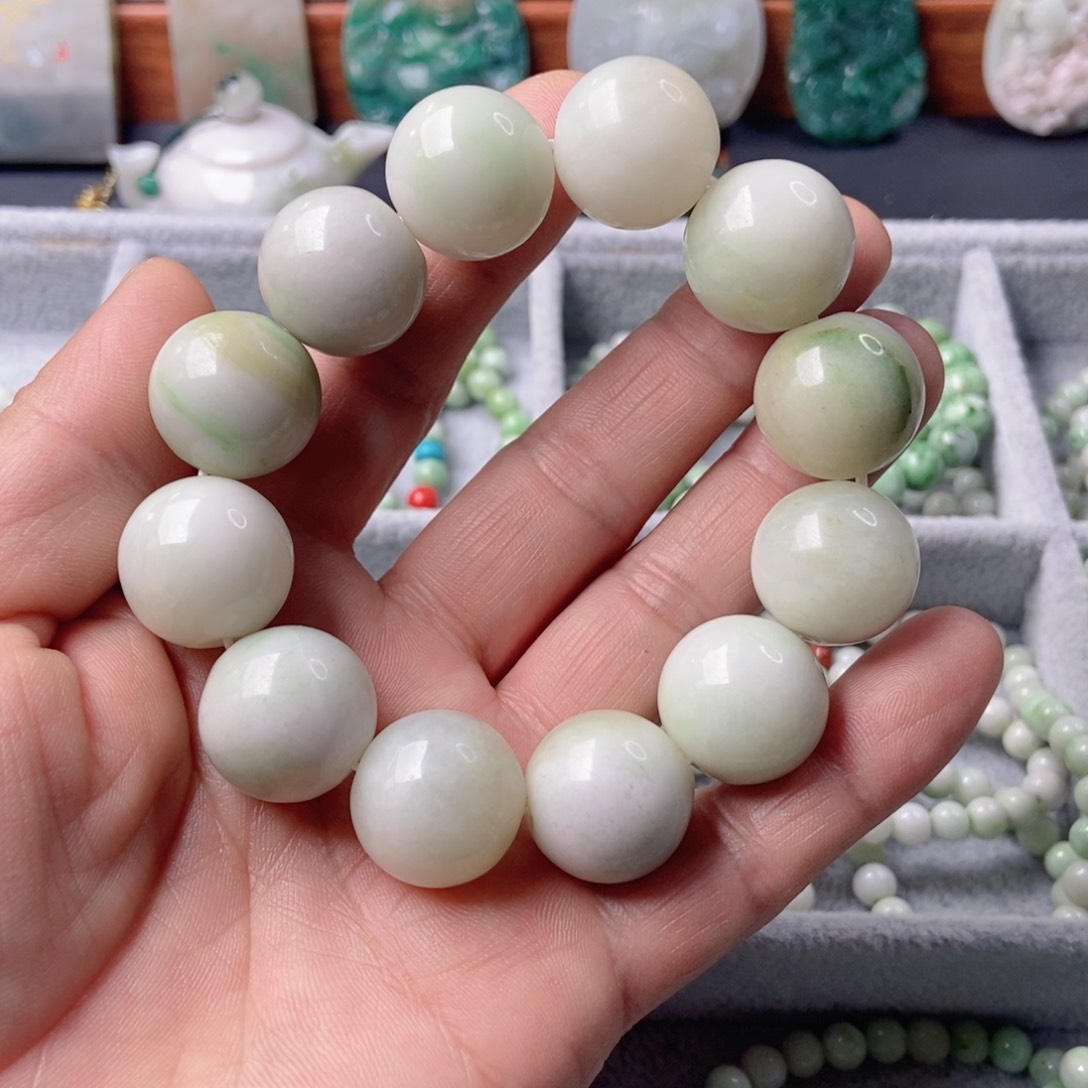 独山玉手链未镶嵌