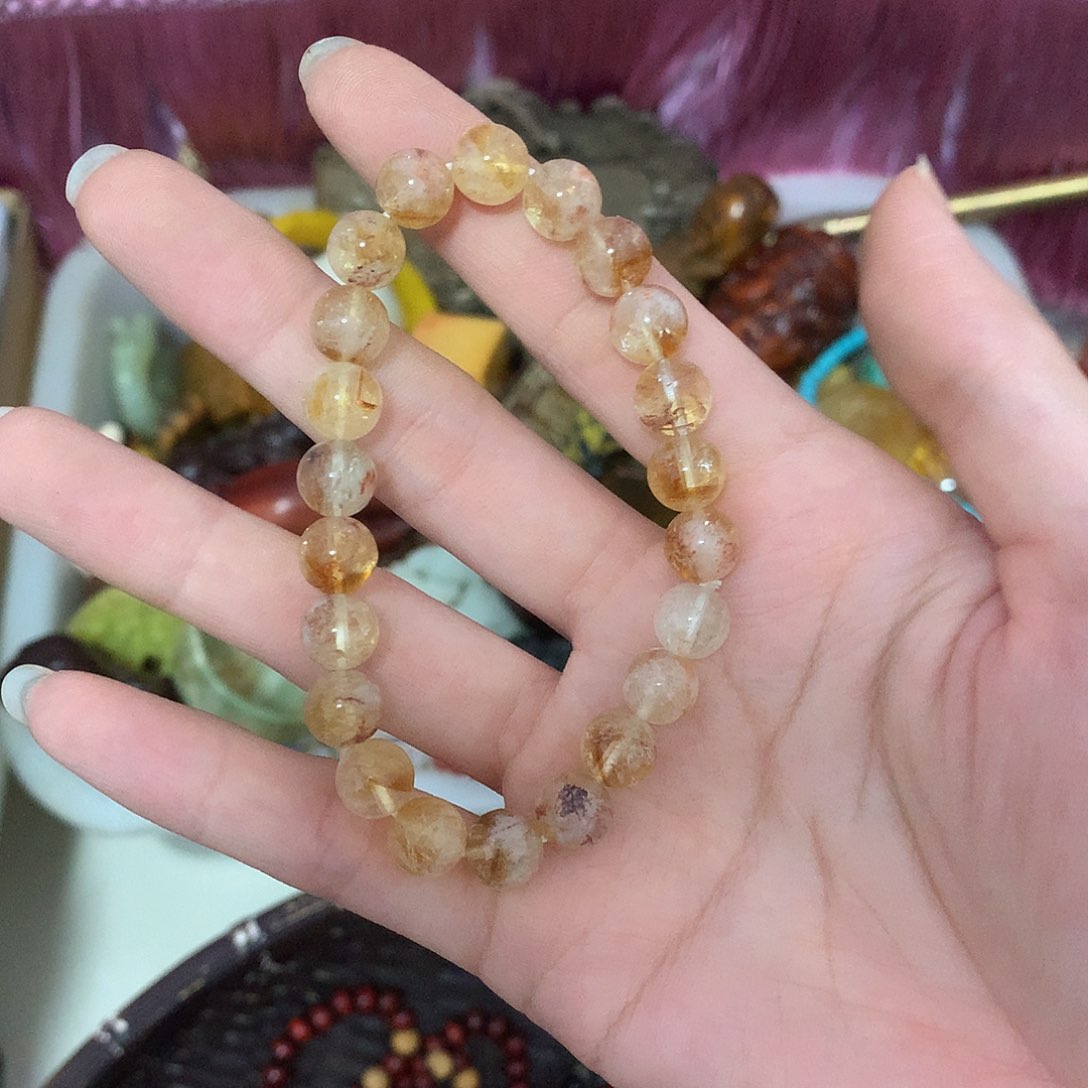 玛瑙/玉髓颈饰合金风**岚