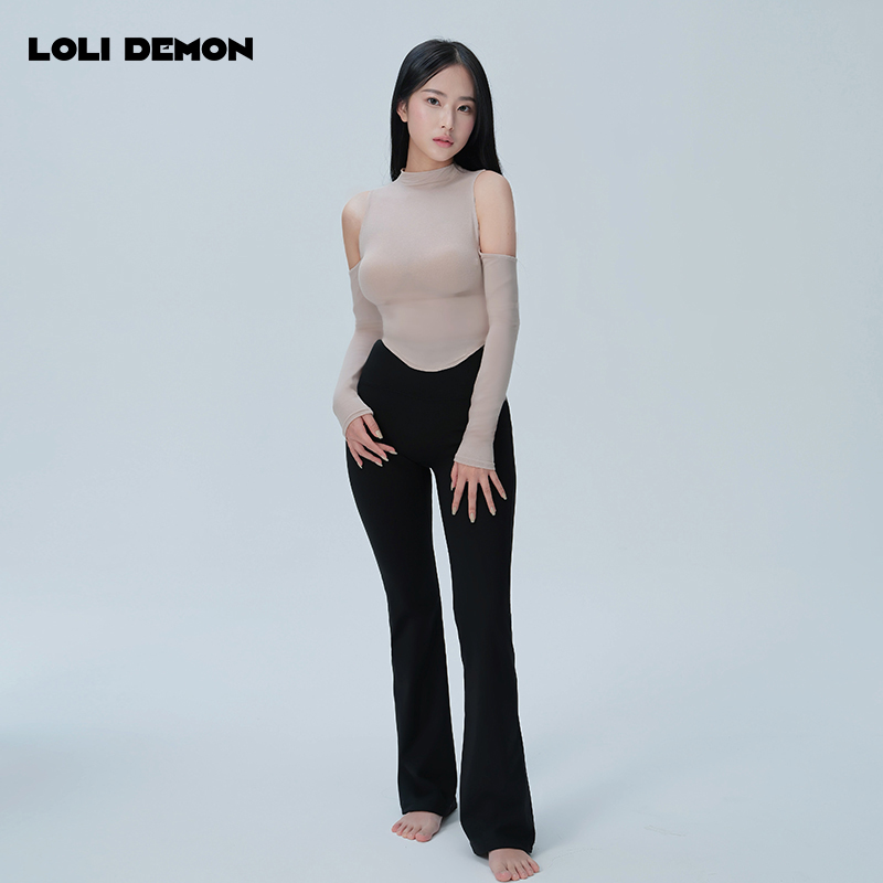 LOLI DEMON猫女系列瑜伽微喇裤 高弹舒适面料 修饰腿型提臀舒适