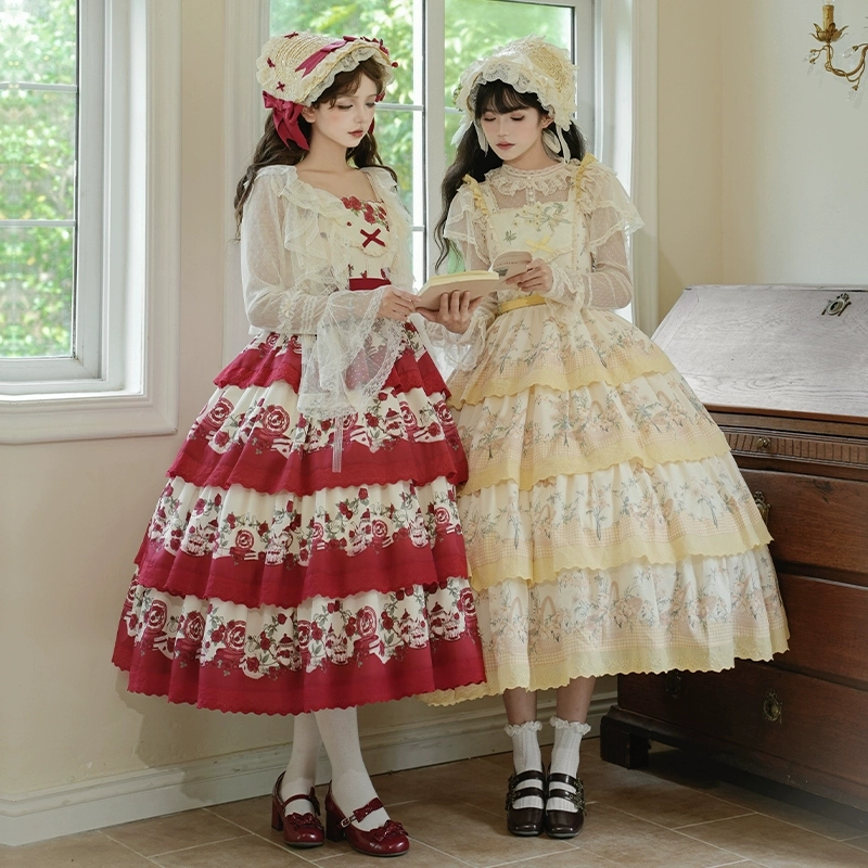 来信与诗·朝花夕拾增色｜WP原创副牌cla田园印花刺绣四段摆jsk夏