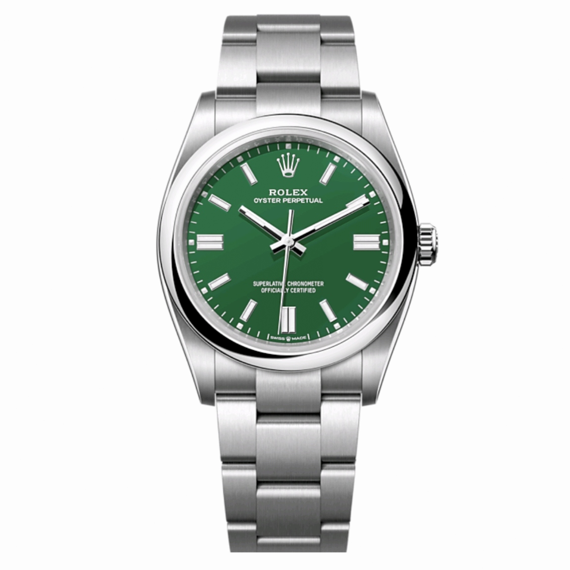 未使用 Rolex/劳力士 25年3月/劳力士蚝式恒动系列126000绿