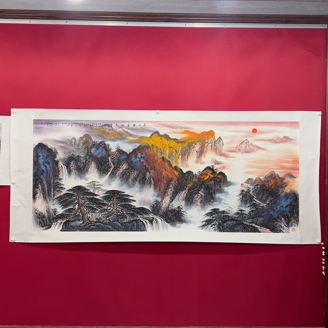 国画凝*刘国斌小八手绘作品