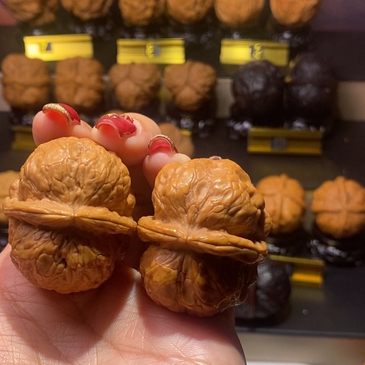 文玩核桃把件W***y金蟾疙瘩包41尺