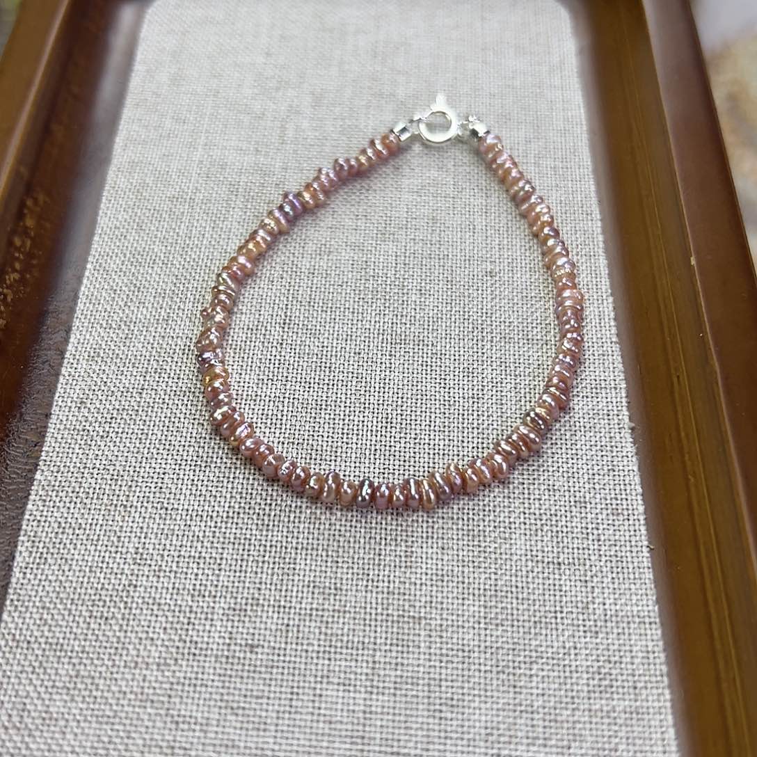 淡水珍珠钛钢手绳