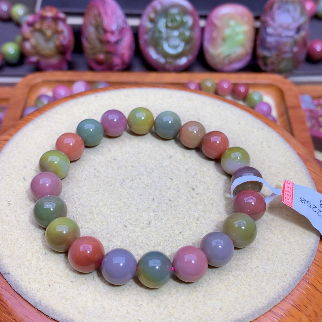 玛瑙手链未镶嵌盐源