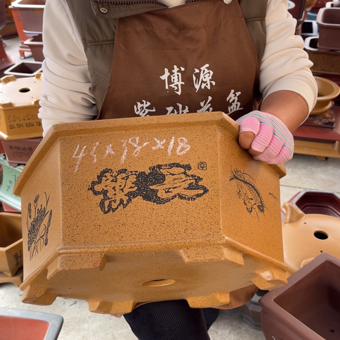 紫砂花盆盆景艺术