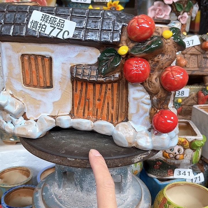 紫砂花盆粗陶材质多肉花盆770