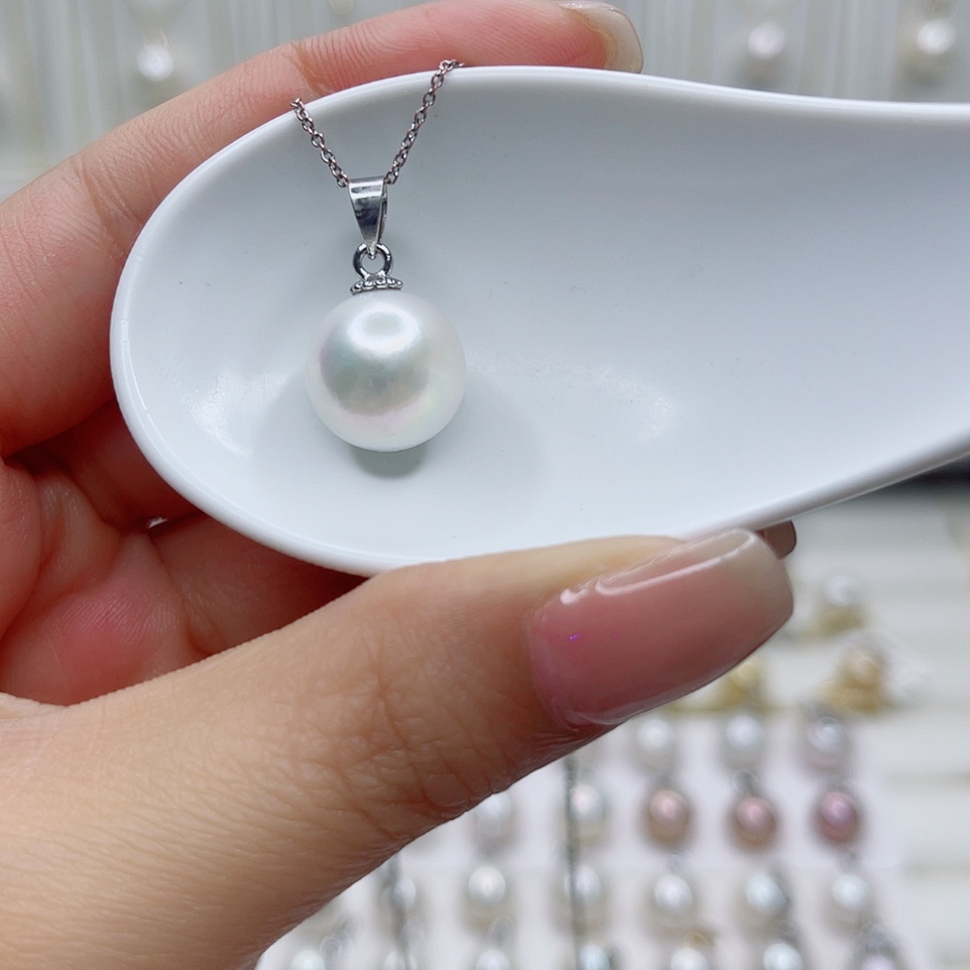 淡水珍珠未镶嵌吊坠(赠链)