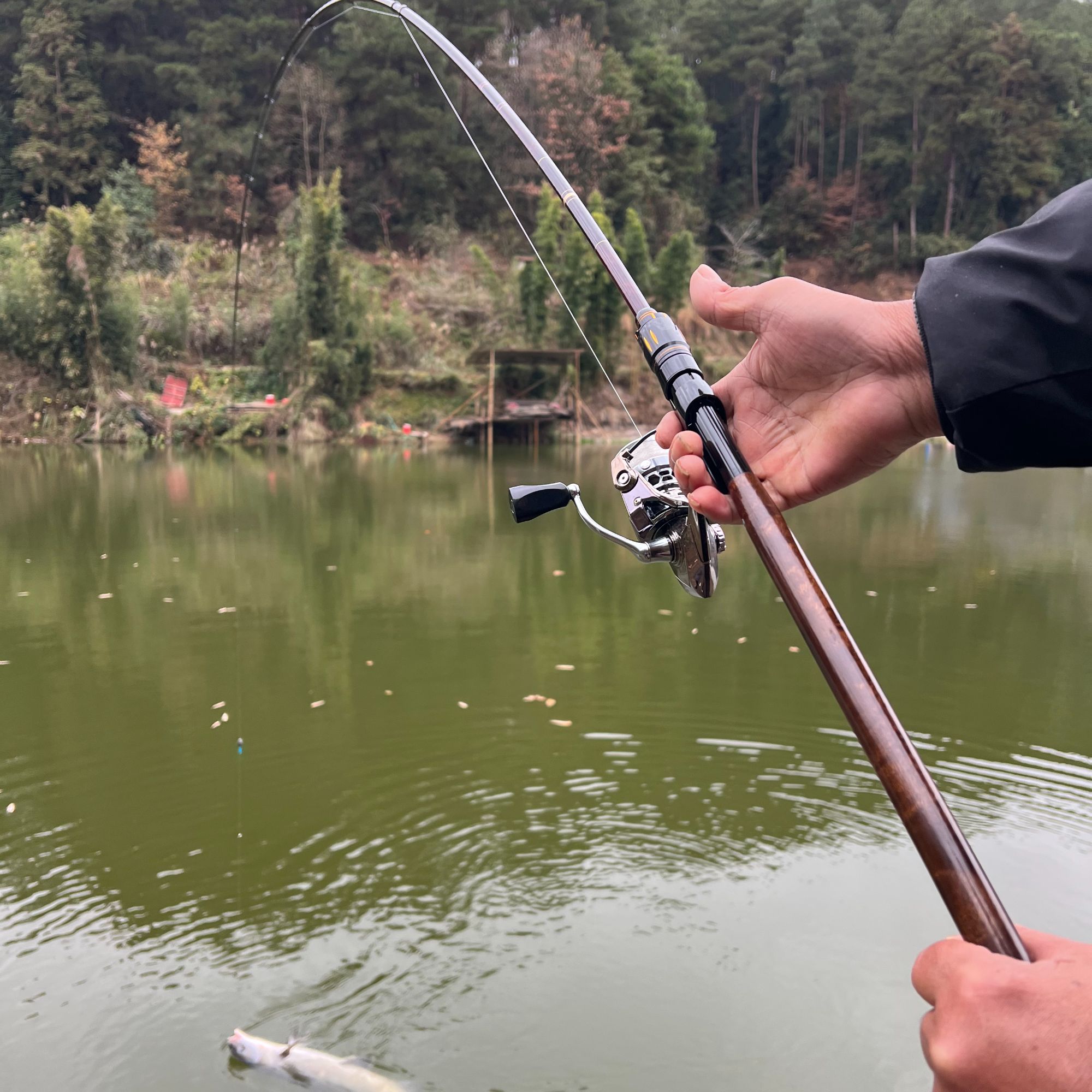 《CC波纹鲫》溪流用品盘车冲钓竿优质手竿专业级钓鱼装备