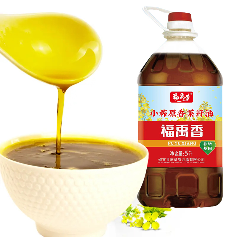 福禹香福禹香物理压榨贵州原香非转基因5L纯菜油