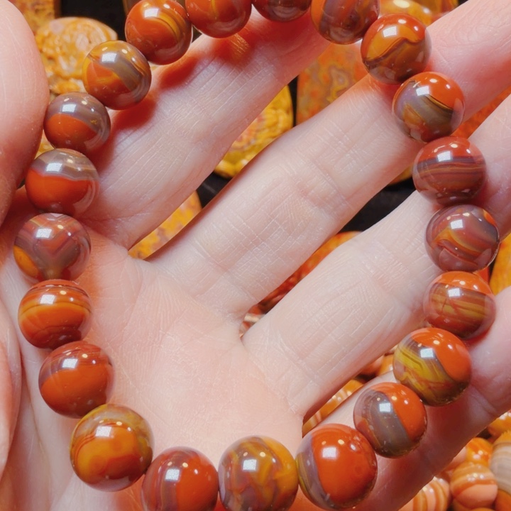 玛瑙/玉髓未镶嵌手链