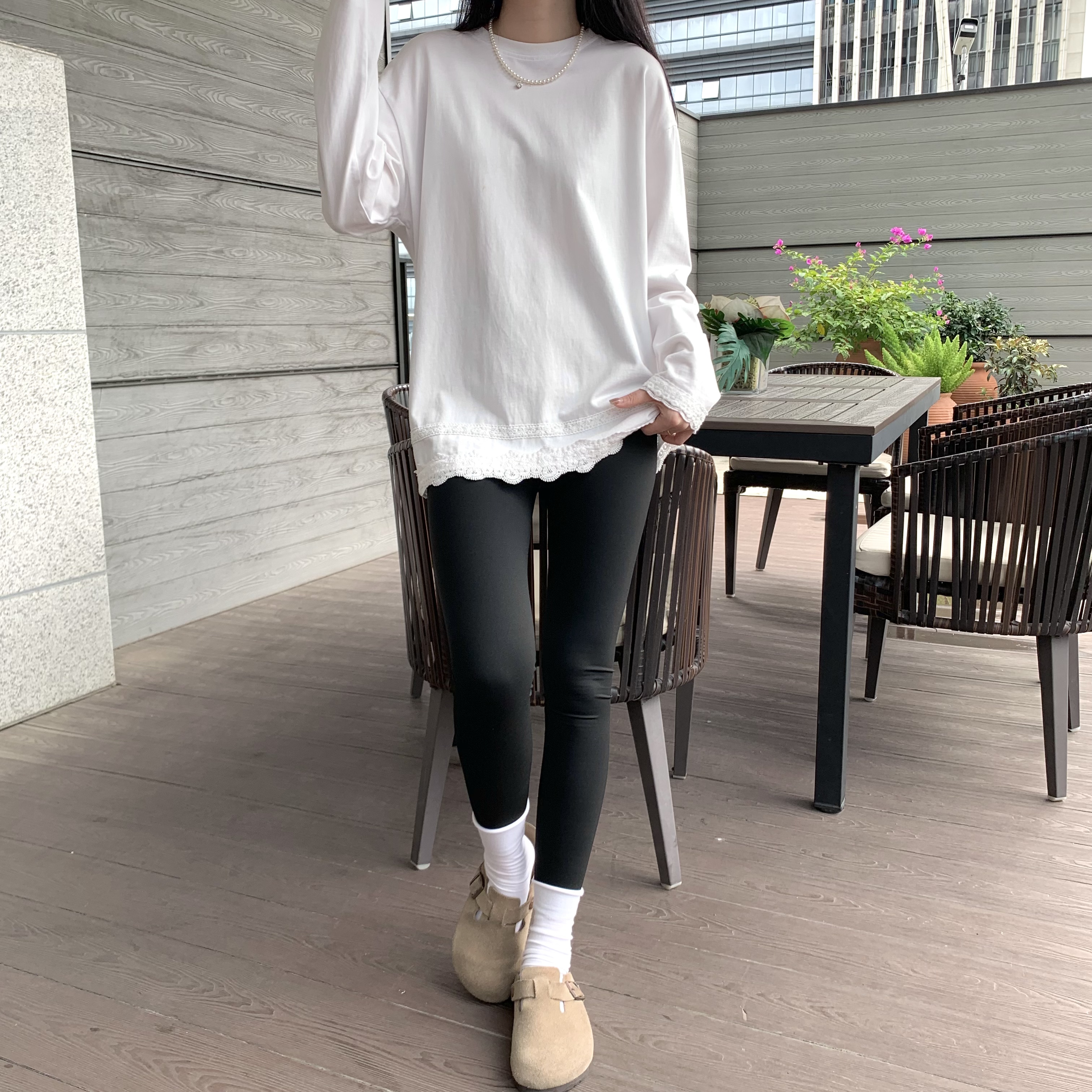 黑色鲨鱼裤女外穿秋季运动健身瑜伽裤紧身显瘦休闲打底裤KU005