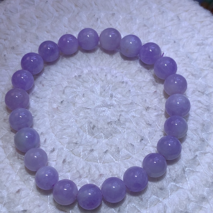 翡翠手链未镶嵌红妖紫手串