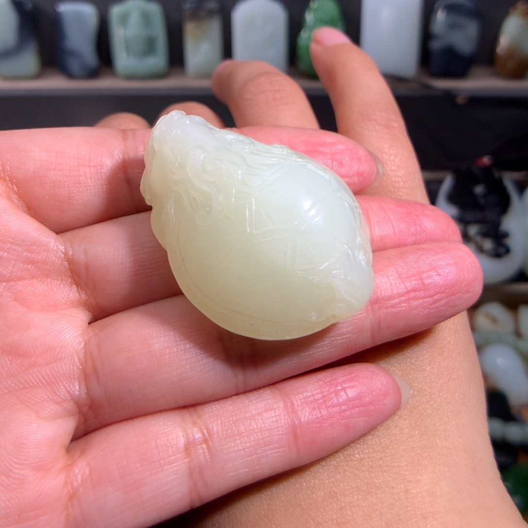 和田玉颈饰未镶嵌鹤*