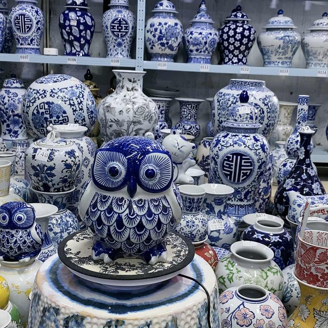 【闪购商品】摆件猫头鹰瓷器摆件…………………………