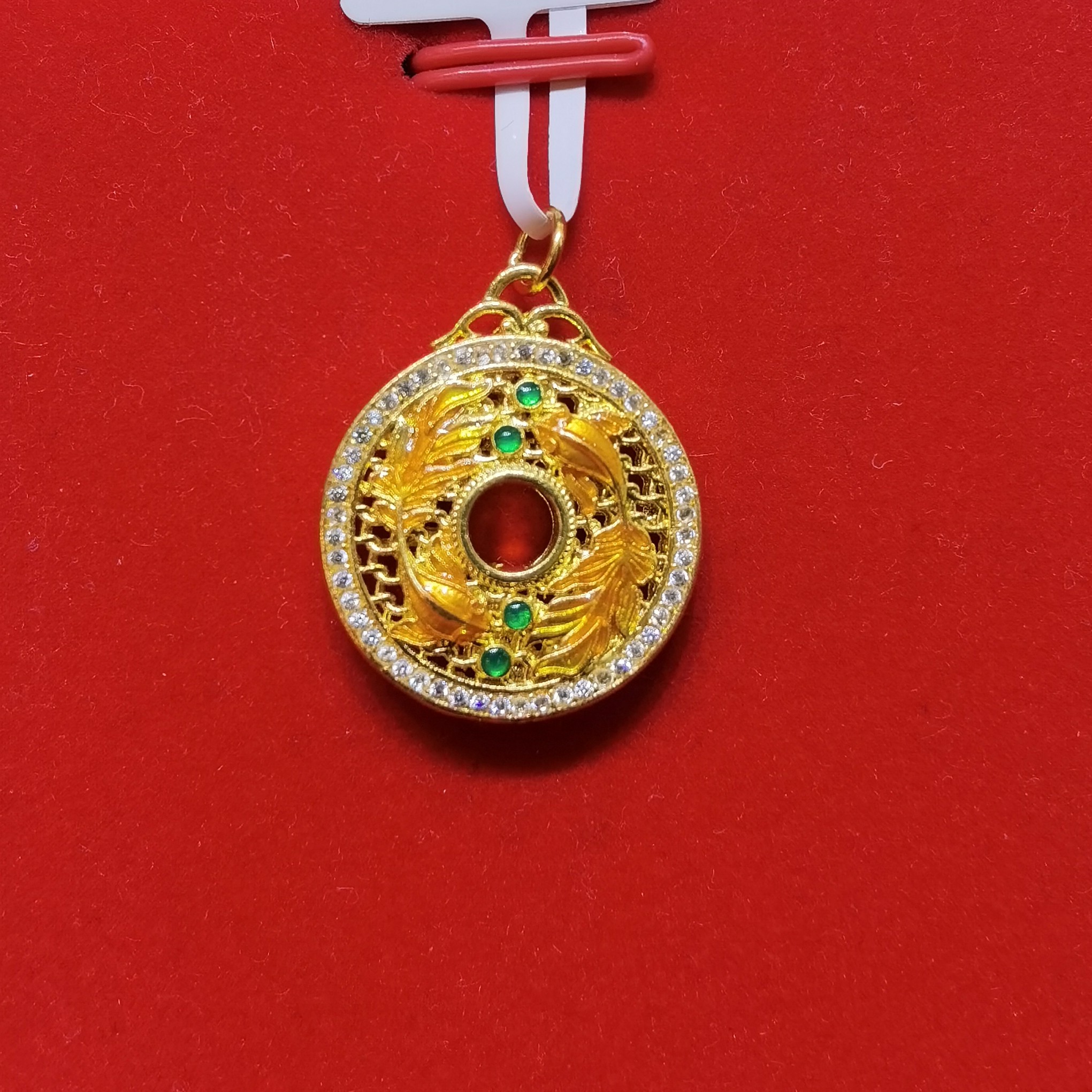 【夏夏专享】足金999 双鱼戏珠 GP 1.08 攒金有道