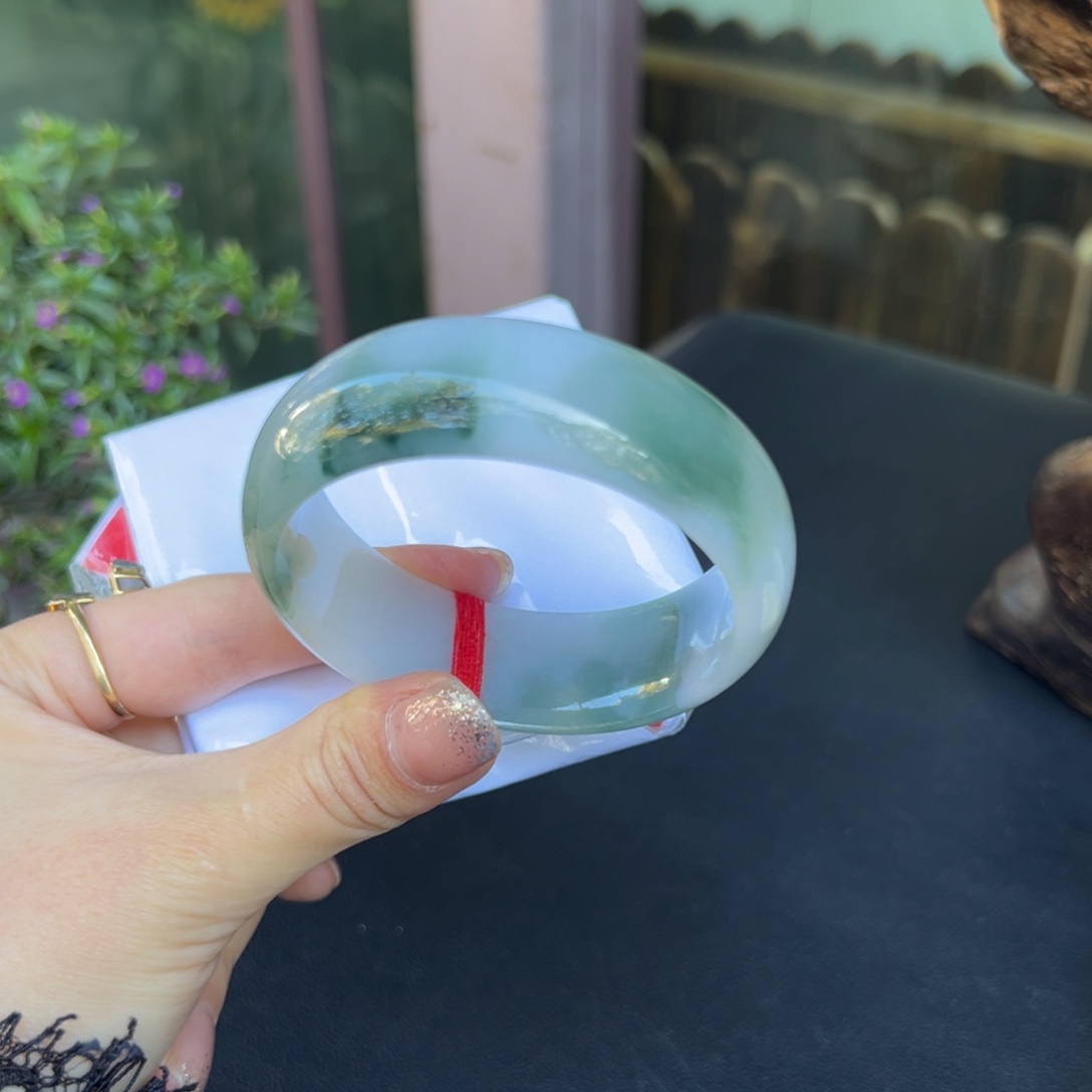 翡翠未镶嵌手镯56mmm