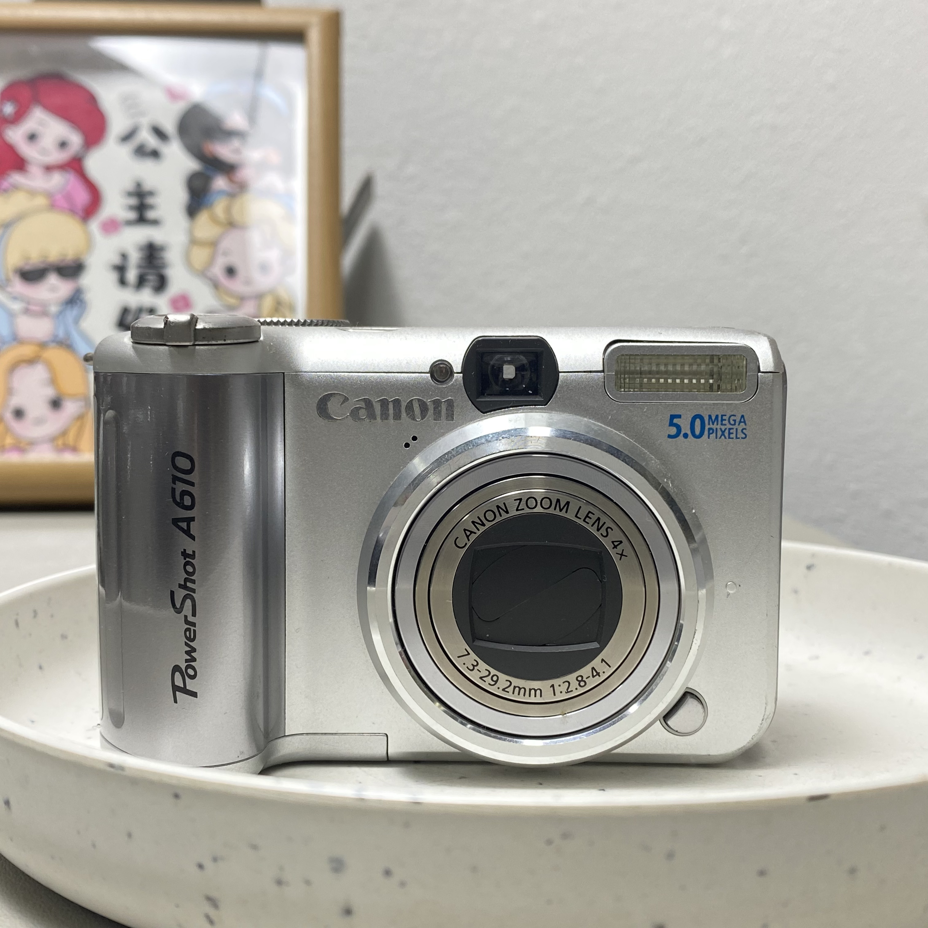 9新 Canon/佳能 佳能A610可自拍翻转屏600万像素4倍变焦ccd