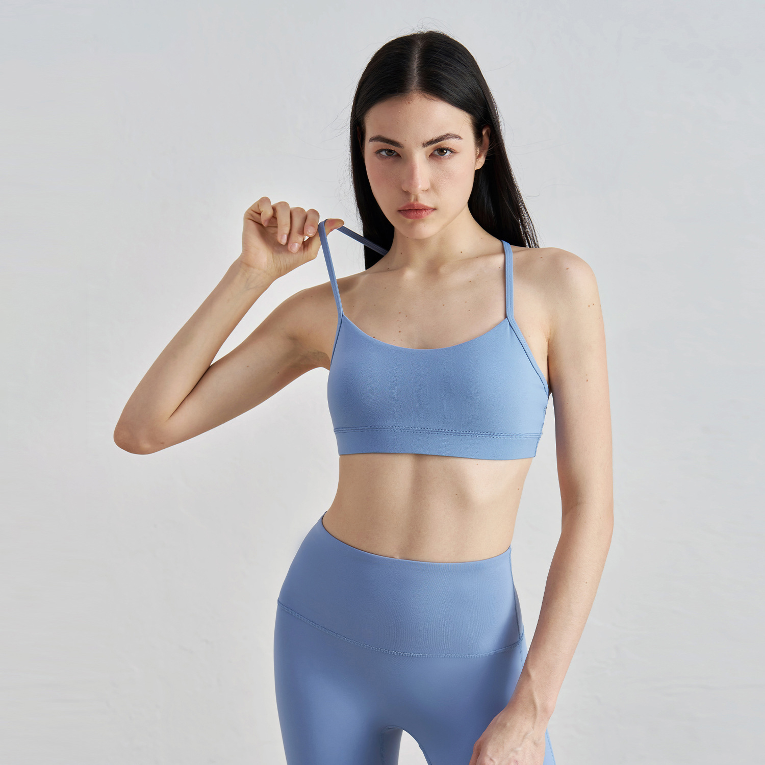 【经典Y短款· 裸感】W5-2001瑜伽文胸健身背心女