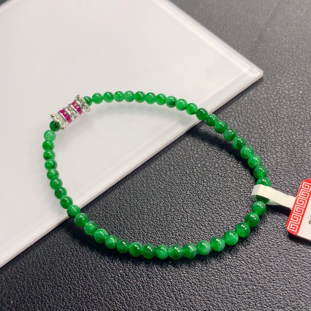 翡翠未镶嵌项圈手串