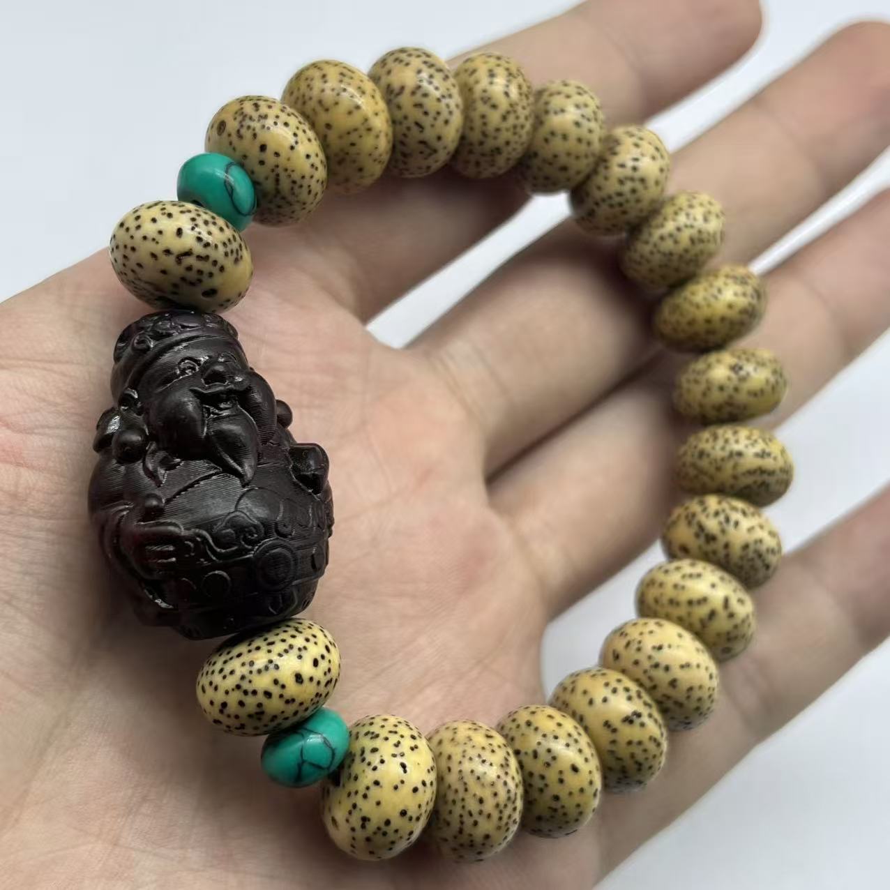 老星月菩提算盘珠卡8*13单圈手串无礼盒 476