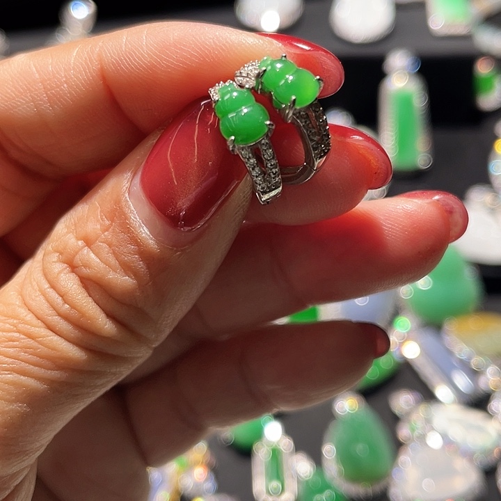 翡翠银S925镶嵌颈饰