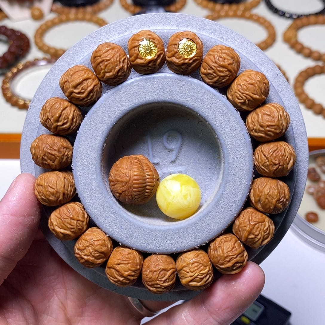 手串猴头核桃全品双标款毒液 尺寸14左右 聚宝盆料➕配饰