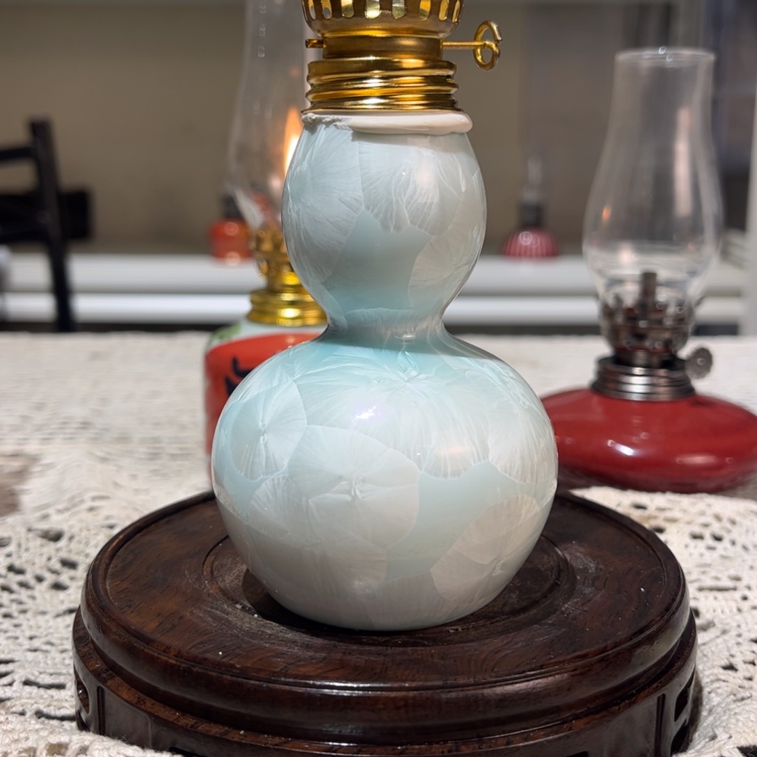 摆件景德镇陶瓷香薰灯