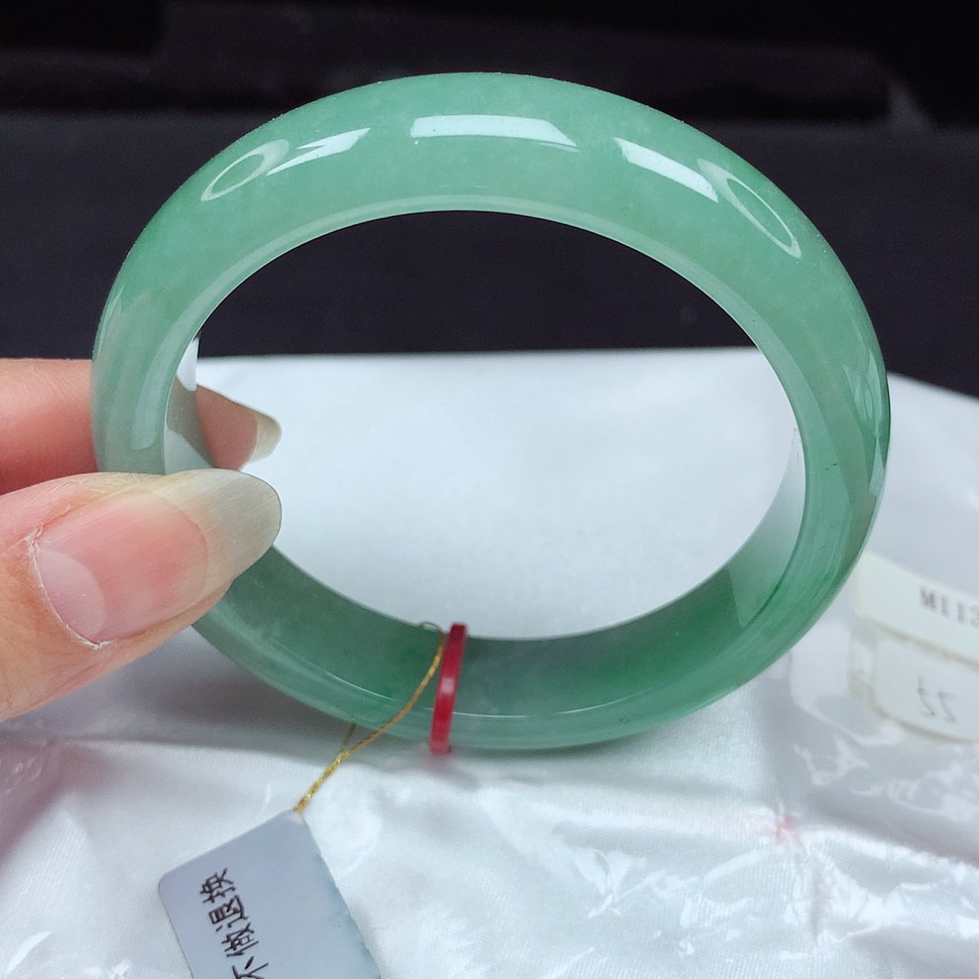未镶嵌手镯翡翠55圈504