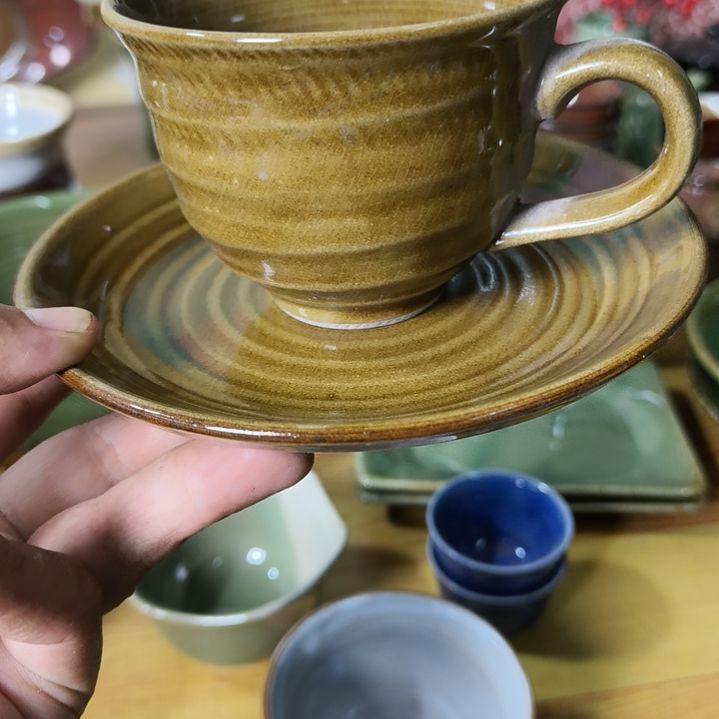 瓷片磁州窑五厂杯盘碗壶