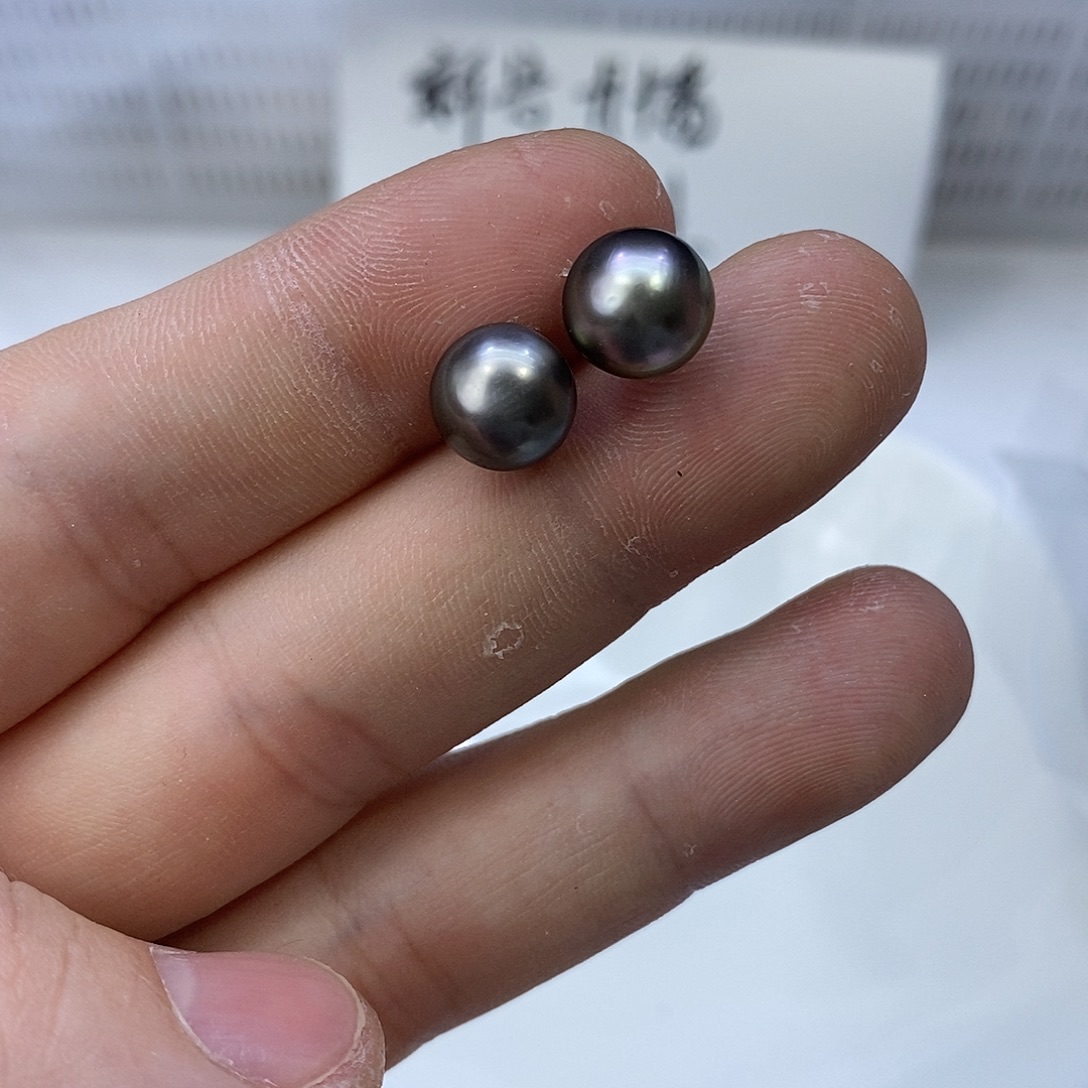 拼合珍珠（马贝珠）耳饰银S925镶嵌