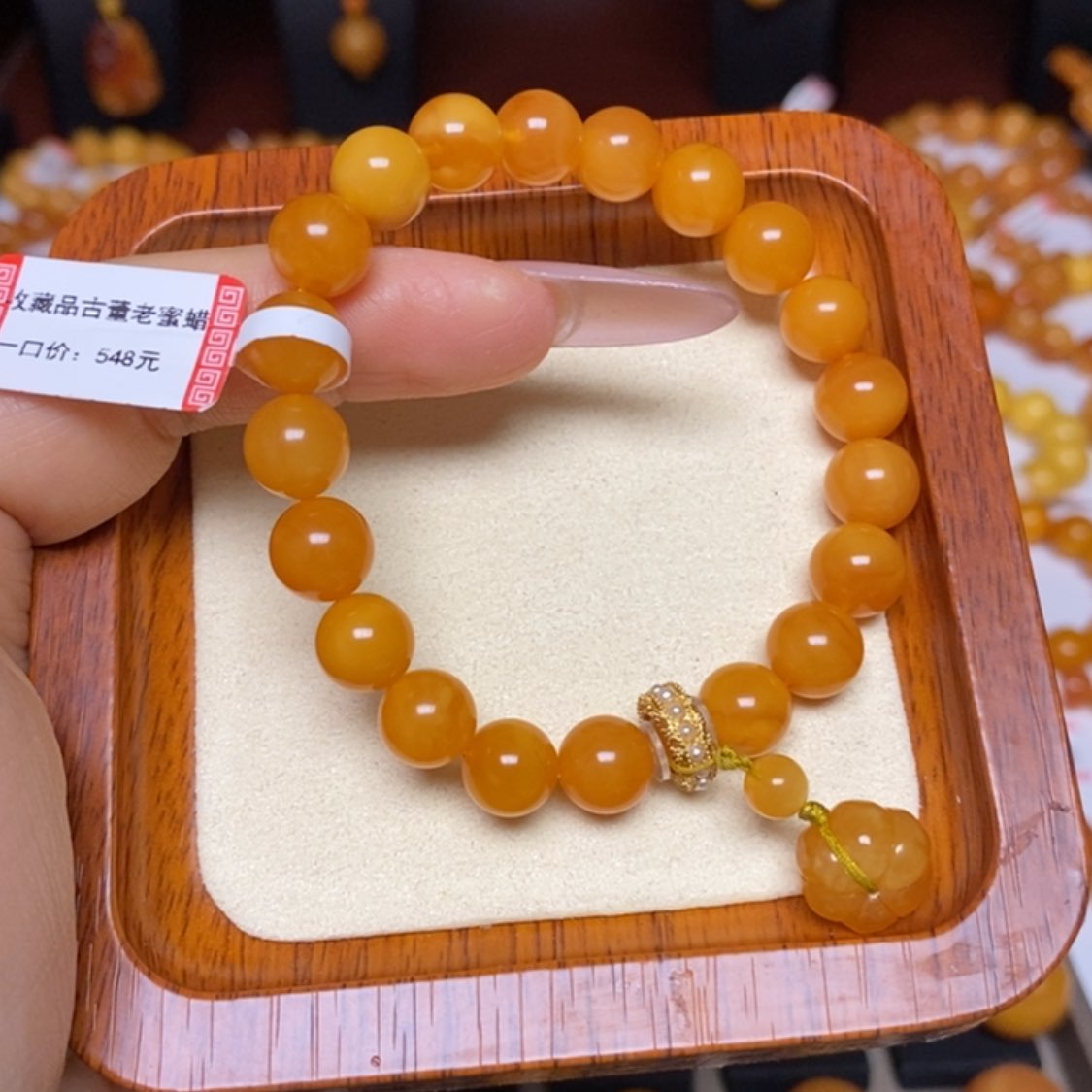 【闪购商品】蜜蜡手链未镶嵌S****e手串