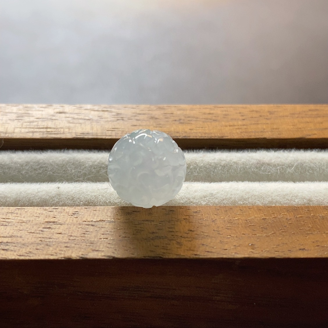 天然缅甸翡翠A货-特色圆珠 卡11 买断不退换