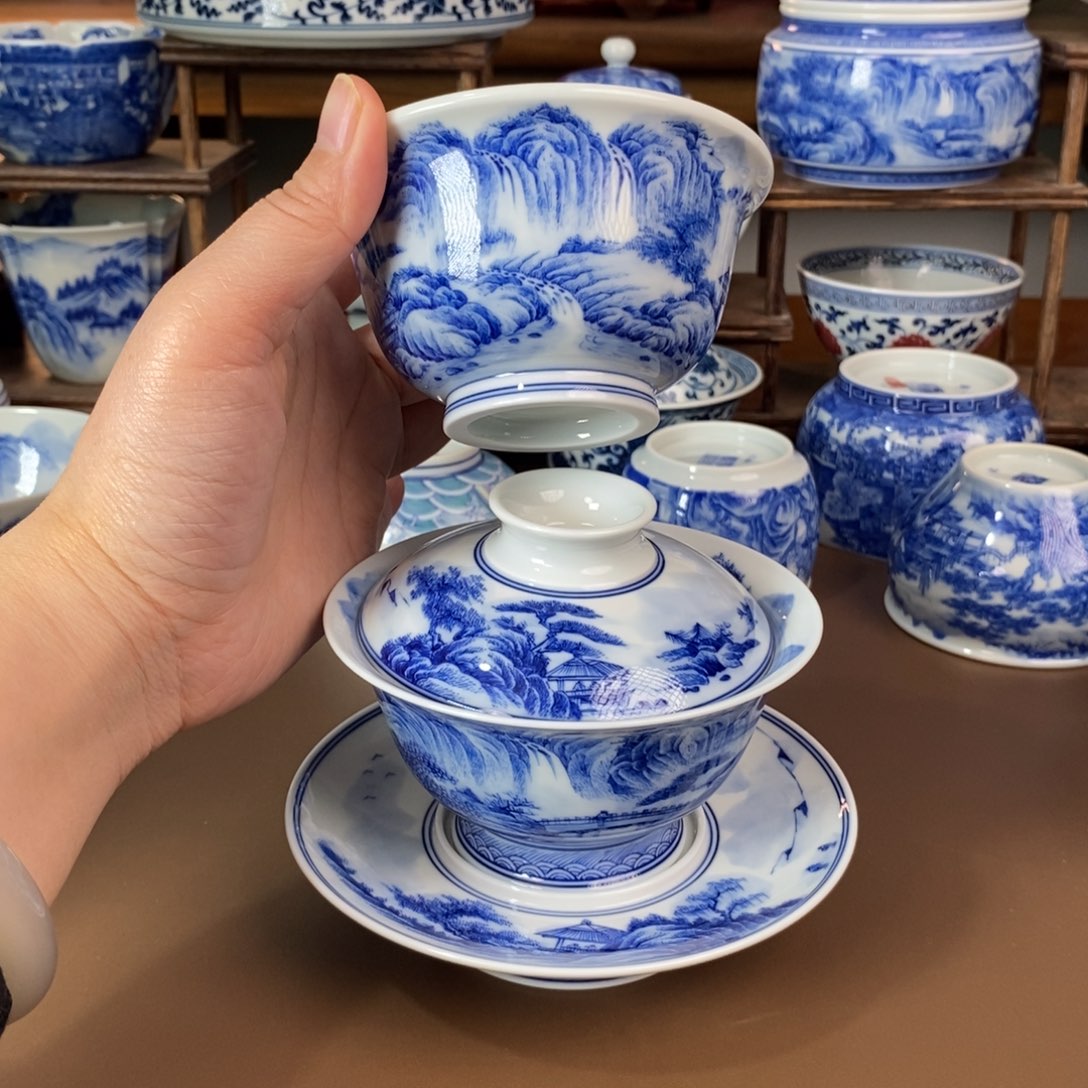 景德镇陶瓷手工手绘